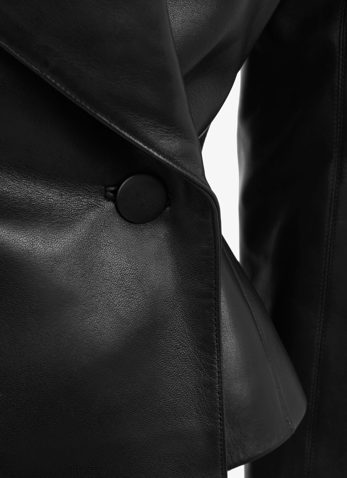 Leather Jacket ALAÏA BLACK LEATHER JACKET
